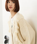 【C-FORT POINT/フォートポイント】フリンジニットカーディガン1