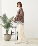 【C-FORT POINT/フォートポイント】フリンジニットカーディガン1