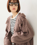 【C-FORT POINT/フォートポイント】フリンジニットカーディガン1