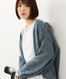 【C-FORT POINT/フォートポイント】フリンジニットカーディガン1