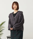 【C-FORT POINT/フォートポイント】フリンジニットカーディガン1