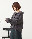 【C-FORT POINT/フォートポイント】フリンジニットカーディガン1