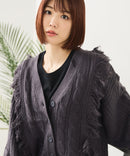 【C-FORT POINT/フォートポイント】フリンジニットカーディガン1