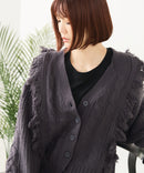 【C-FORT POINT/フォートポイント】フリンジニットカーディガン1