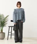 【C-FORT POINT/フォートポイント】フリンジニットプルオーバー