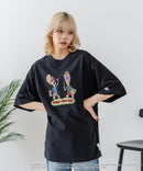 【DISCUS/ディスカス】【選べる丈感・ビーバス＆バッドヘッド】DISCUS×BEAVIS AND BUTT-HEAD コラボＴシャツ 綿100% クルーネック アニメ キャラクタープリント アメカジ ストリート