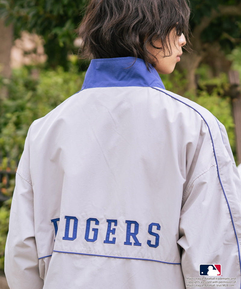 【MLB/メジャーリーグベースボール】パイピングナイロンジャケット