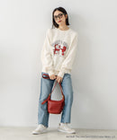 【DISCUS×HOT STUFF×Casper】キャラクタープリントスウェットトレーナー メンズ レディース ユニセックス