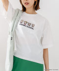 【CONVERSE/コンバース】CONVERSE×OSAMUGOODS 天竺 フロントキャラクター刺繍Ｔシャツ ホワイト ❘ジーンズメイト公式オンラインショップ