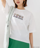 【CONVERSE/コンバース】CONVERSE×OSAMUGOODS 天竺 フロントキャラクター刺繍Ｔシャツ ホワイト ❘ジーンズメイト公式オンラインショップ