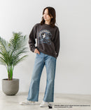 【CONVERSE/コンバース】×【TOM AND JERRY/トムとジェリー】オーバーサイズ プリント スウェットトレーナー