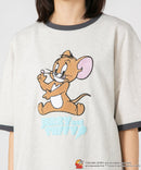 TOM AND JERRY トムとジェリー Tシャツ オリジナルデザイン ジェリー タフィー ドロップショルダー ビッグシルエット ユニセックス キャラクター ❘ジーンズメイト公式オンラインショップ