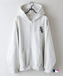 【PEANUTS/ピーナッツ】【ユニセックスデザインでリンクコーデにも◎】MLB×PEANUTS 裏起毛ジップパーカー 保温 キャラクター ドジャース ヤンキース ホワイトソックス