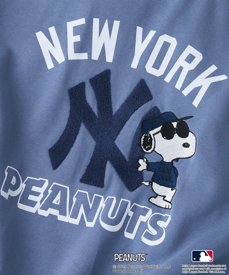 【PEANUTS×MLB】オリジナルデザイン フルジップパーカー ヤンキース ドジャース カブス キャラクター