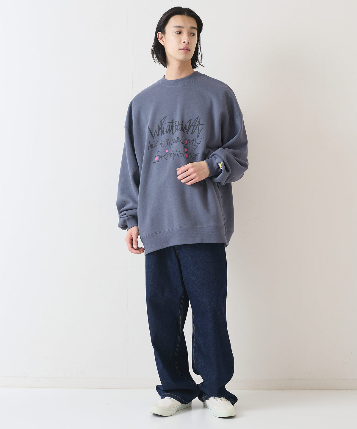 SAKIYAMA コラボ BIG トレーナー What it isNt ワットイットイズント