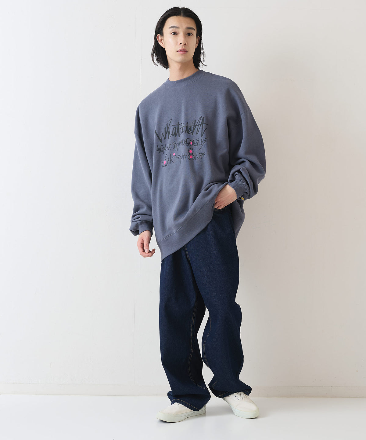 SAKIYAMA コラボ BIG トレーナー What it isNt ワットイットイズント