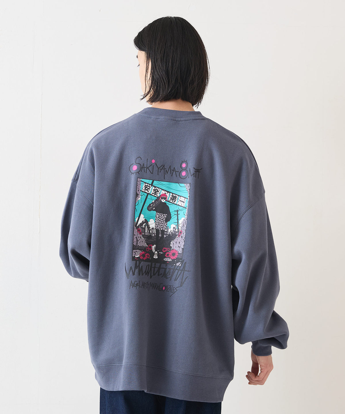 コザクラインコの刺繍スウェット・トレーナー｜BIRDSTORY