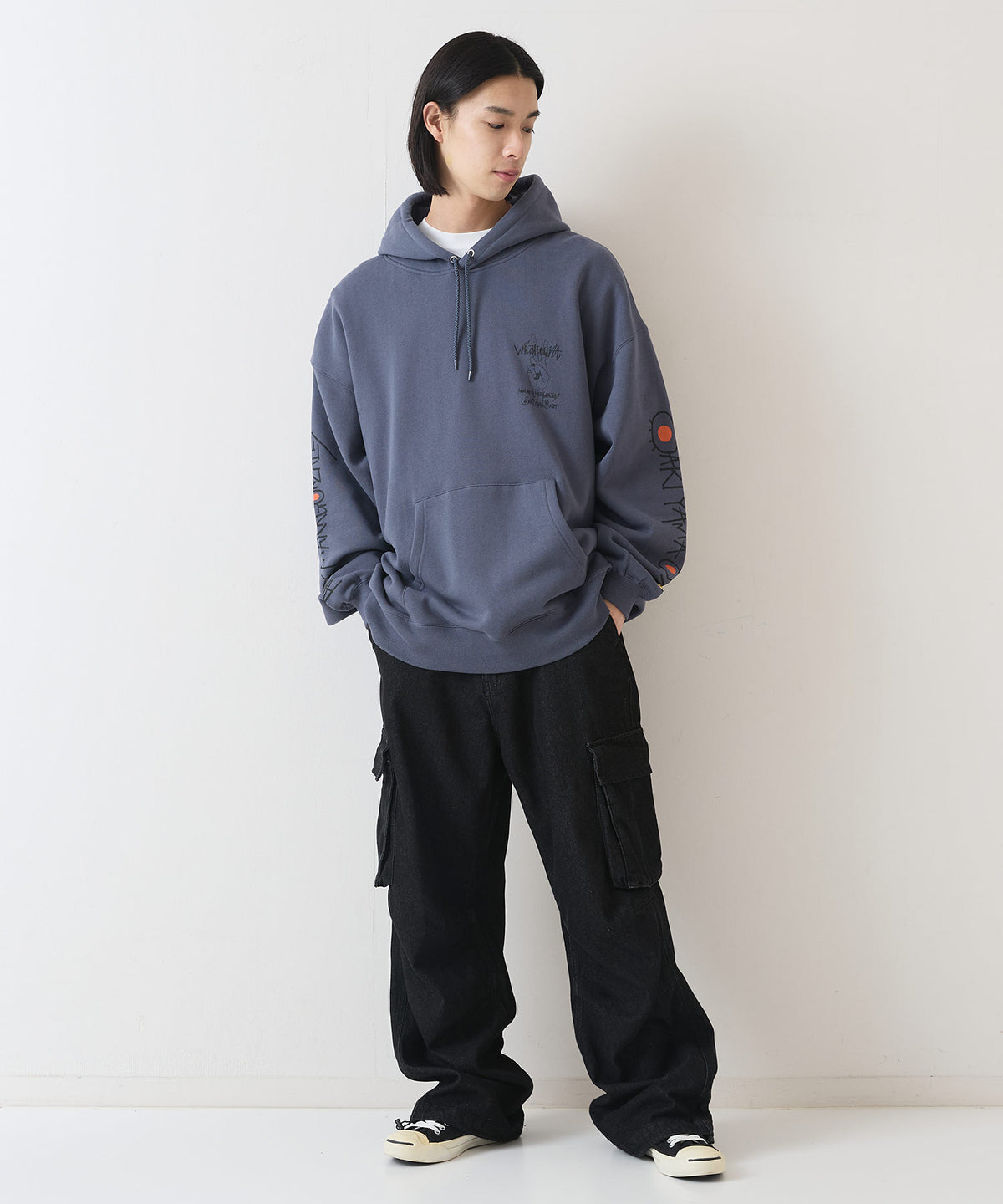 SAKIYAMA コラボ BIG フーデッド パーカー What it isNt ワットイット