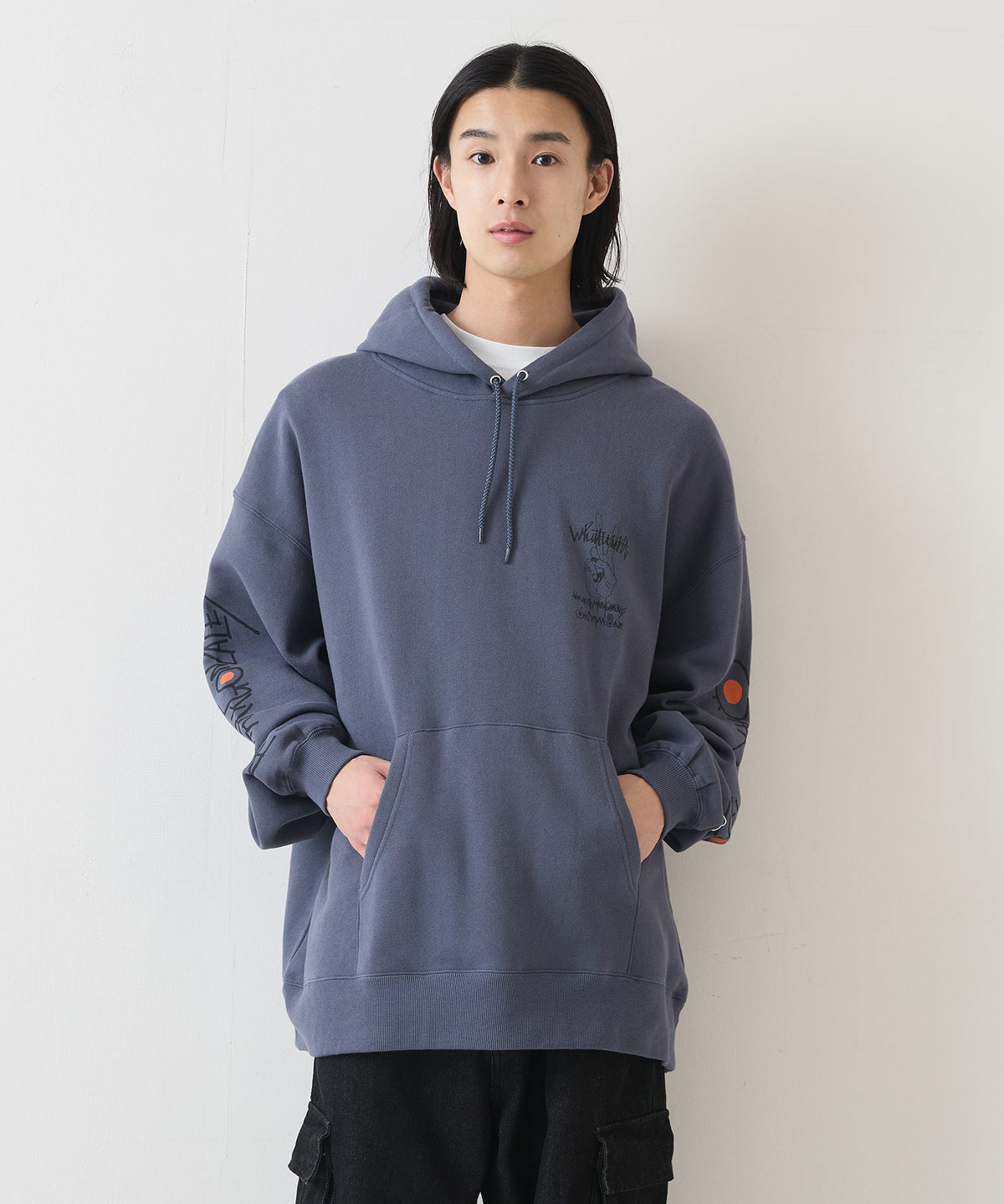 SAKIYAMA コラボ BIG フーデッド パーカー What it isNt ワットイット