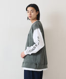 【（What it isNt）ART BY MARKGONZALES / (ワットイットイズント) アートバイマークゴンザレス】 スエードタッチベスト ロンT リアルレイヤード 2枚セット