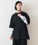 【（What it isNt）ART BY MARKGONZALES / (ワットイットイズント)アートバイマークゴンザレス】 リアル レイヤード ロンT  半袖T ロンT 2枚セット ユニセックス