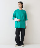 【（What it isNt）ART BY MARKGONZALES / (ワットイットイズント)アートバイマークゴンザレス】 リアル レイヤード ロンT  半袖T ロンT 2枚セット ユニセックス