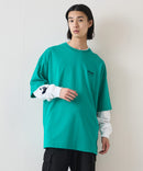 【（What it isNt）ART BY MARKGONZALES / (ワットイットイズント)アートバイマークゴンザレス】 リアル レイヤード ロンT  半袖T ロンT 2枚セット ユニセックス