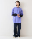 【（What it isNt）ART BY MARKGONZALES / (ワットイットイズント)アートバイマークゴンザレス】 リアル レイヤード ロンT  半袖T ロンT 2枚セット ユニセックス