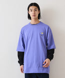 【（What it isNt）ART BY MARKGONZALES / (ワットイットイズント)アートバイマークゴンザレス】 リアル レイヤード ロンT  半袖T ロンT 2枚セット ユニセックス