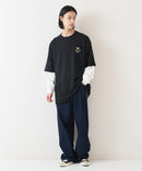 【（What it isNt）ART BY MARKGONZALES / (ワットイットイズント)アートバイマークゴンザレス】 リアル レイヤード ロンT  半袖T ロンT 2枚セット ユニセックス