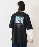【（What it isNt）ART BY MARKGONZALES / (ワットイットイズント)アートバイマークゴンザレス】 リアル レイヤード ロンT  半袖T ロンT 2枚セット ユニセックス