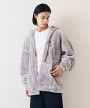 （What it isNt）ART BY MARKGONZALES / (ワットイットイズント) アートバイマークゴンザレス シャギーボアフルジップパーカー  ユニセックス