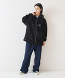 （What it isNt）ART BY MARKGONZALES / (ワットイットイズント) アートバイマークゴンザレス シャギーボアフルジップパーカー  ユニセックス