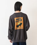 （What it isNt）ART BY MARKGONZALES / (ワットイットイズント) アートバイマークゴンザレス シャギーダブルジャガード クルーネックセーター  ユニセックス