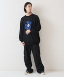 （What it isNt）ART BY MARKGONZALES / (ワットイットイズント) アートバイマークゴンザレス シャギーダブルジャガード クルーネックセーター  ユニセックス