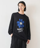 （What it isNt）ART BY MARKGONZALES / (ワットイットイズント) アートバイマークゴンザレス シャギーダブルジャガード クルーネックセーター  ユニセックス