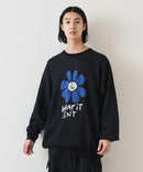 （What it isNt）ART BY MARKGONZALES / (ワットイットイズント) アートバイマークゴンザレス シャギーダブルジャガード クルーネックセーター  ユニセックス