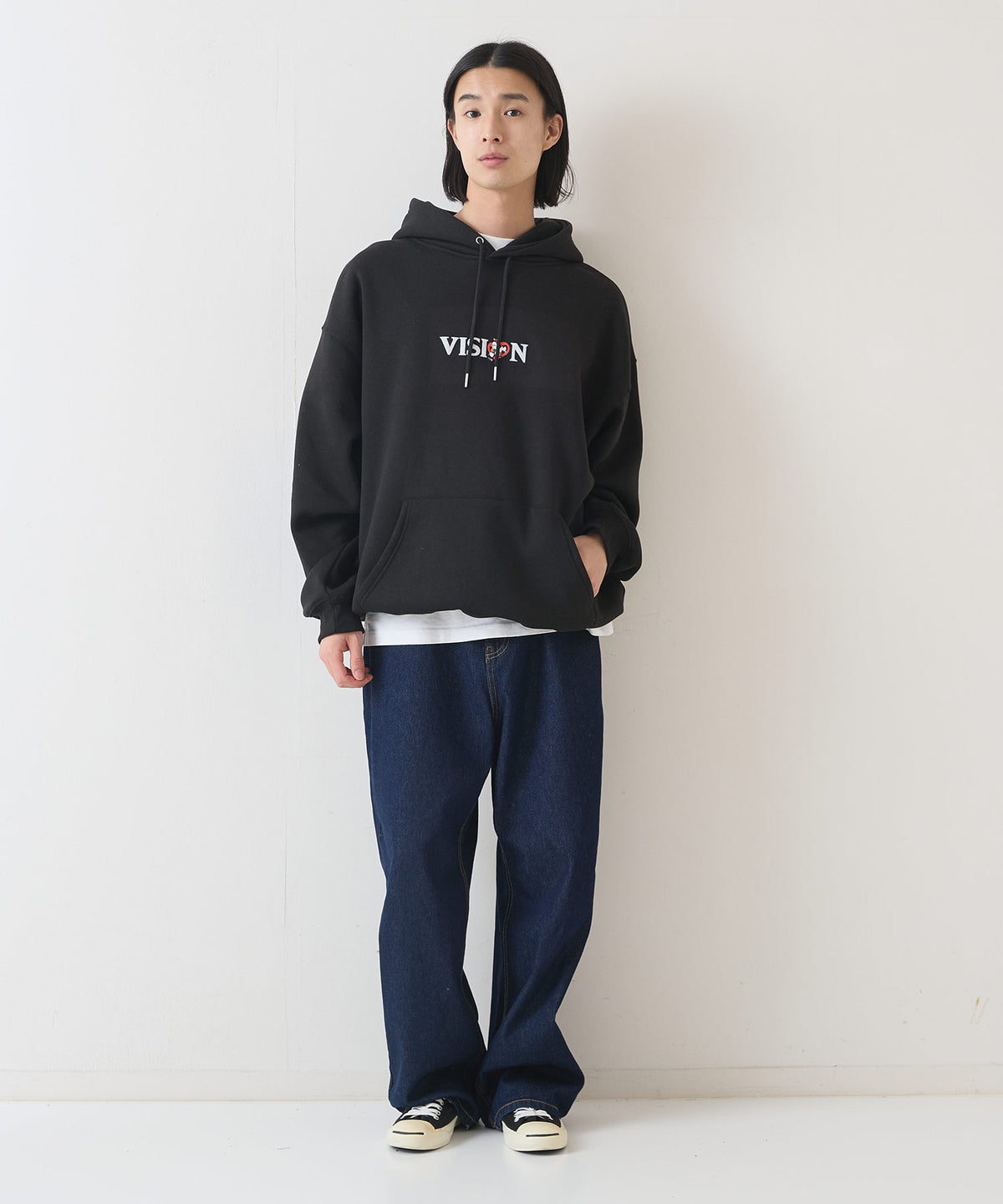 VISION street wear スウェットパーカー L ♯highv VISION STREET WEAR パーカー WEAR/ヴィジョンストリートウエア