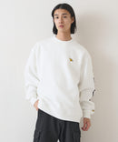 （What it isNt）ART BY MARKGONZALES / (ワットイットイズント) アートバイマークゴンザレス リラックスフィット　バックプリント 裏起毛 クルーネックトレーナー  ユニセックス