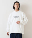 （What it isNt）ART BY MARKGONZALES / (ワットイットイズント) アートバイマークゴンザレス リラックスフィット　バックプリント 裏起毛 クルーネックトレーナー  ユニセックス