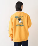 （What it isNt）ART BY MARKGONZALES / (ワットイットイズント) アートバイマークゴンザレス リラックスフィット　バックプリント 裏起毛 クルーネックトレーナー  ユニセックス