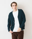 カシミヤ タッチニット カーディガン BLUE STANDARD