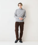 高機能 カシミヤタッチ タートルネックセーター 素肌で着れるセーター マシンウォッシャブル アンチプリング 静電気防止 ストレッチ　ウォームビズ BLUE STANDARD