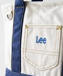 【Lee/リー】【お気に入りのチャームやキーホルダーを付けられるDカン付き】ミニトートバッグ ブランドロゴ刺繍 ワークポケット ランチバッグ ユニセックス ❘ジーンズメイト公式オンラインショップ