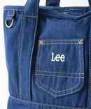 【Lee/リー】【お気に入りのチャームやキーホルダーを付けられるDカン付き】ミニトートバッグ ブランドロゴ刺繍 ワークポケット ランチバッグ ユニセックス ❘ジーンズメイト公式オンラインショップ