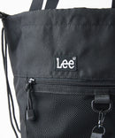 【Lee/リー】【撥水ポリエステル素材を使用】巾着ショルダーバッグ 2way仕様 テープチャーム付き デイリーユース ❘ジーンズメイト公式オンラインショップ