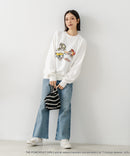 【DISCUS×THE POWERPUFF GIRLS】キャラクタープリントスウェットトレーナー メンズ レディース ユニセックス