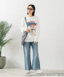 【DISCUS ATHLETIC×LOONEY TUNES】スペース・ジャム キャラクタープリントスウェットトレーナー メンズ レディース ユニセックス