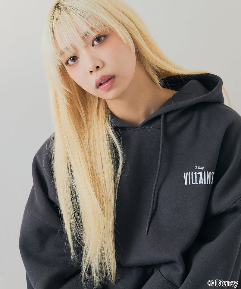 【DISNEY/ディズニー】＜ナイトメアー・ビフォア・クリスマス＞＜ディズニーヴィランズ＞ビッグシルエット 裏起毛 プルオーバーパーカー フーディー ドロップショルダー オーバーサイズ