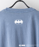 『BATMAN/バットマン』パウダーブリーチ加工 ビッグシルエット ロンT ドロップショルダー オーバーサイズ ヴィンテージ加工】